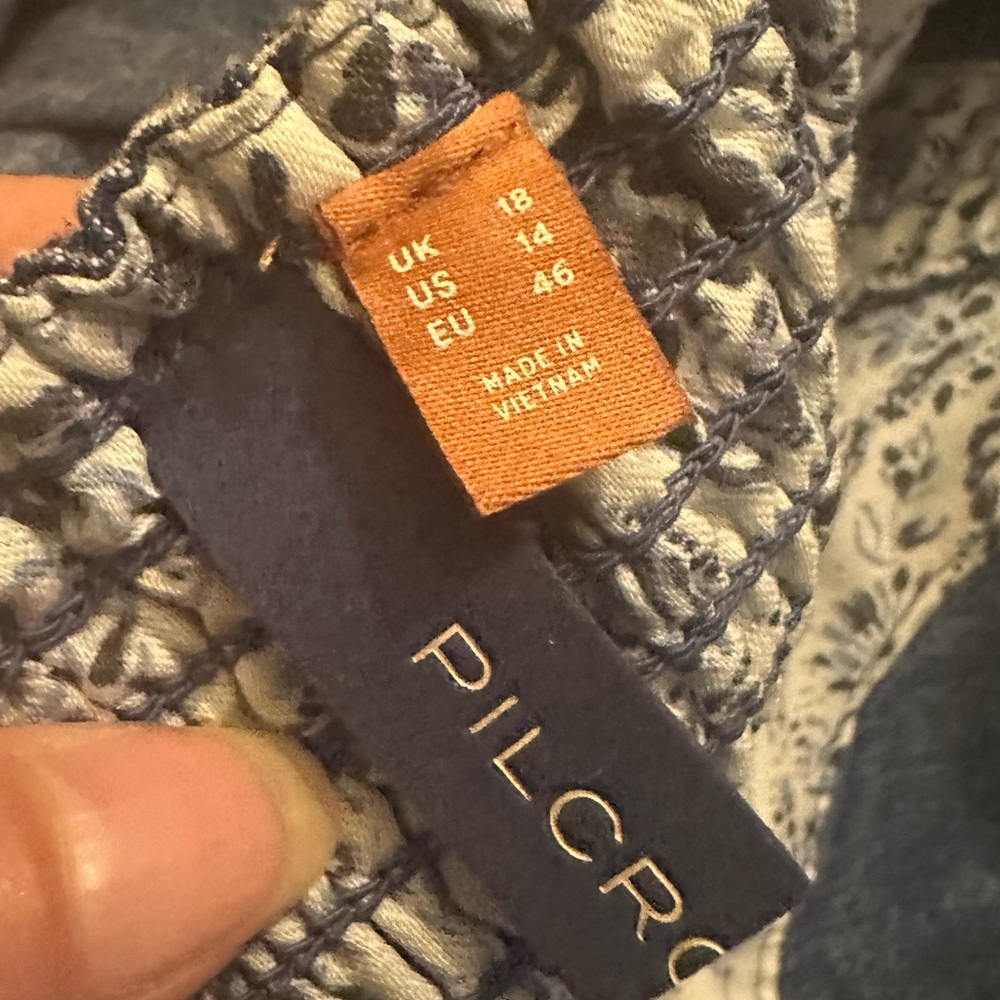 Pilcro Blue Denim Midi Dress with Straps - Picture 5 of 5